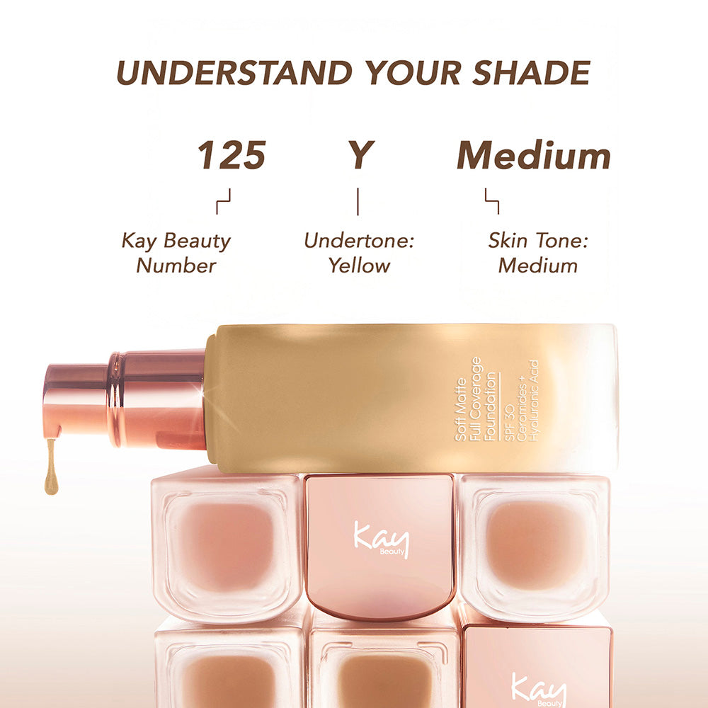 Soft Matte Full Coverage Foundation - 125YMedium