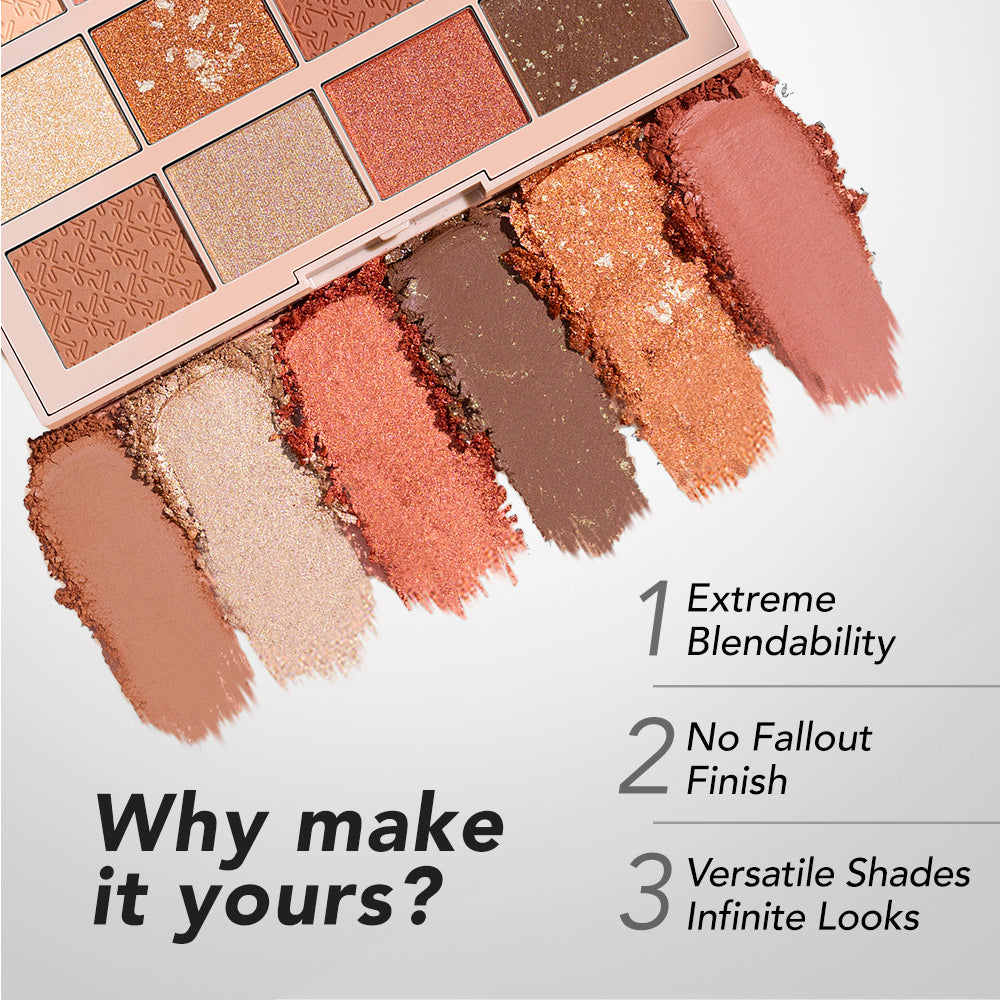 Multi Texture Eyeshadow Palette - Sunkissed