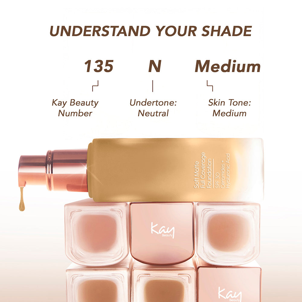 Soft Matte Full Coverage Foundation - 135NMedium