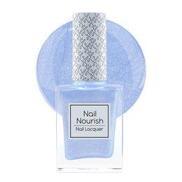 Nail Nourish Glitter Pastel Nail Enamel Polish - Starlit Aqua