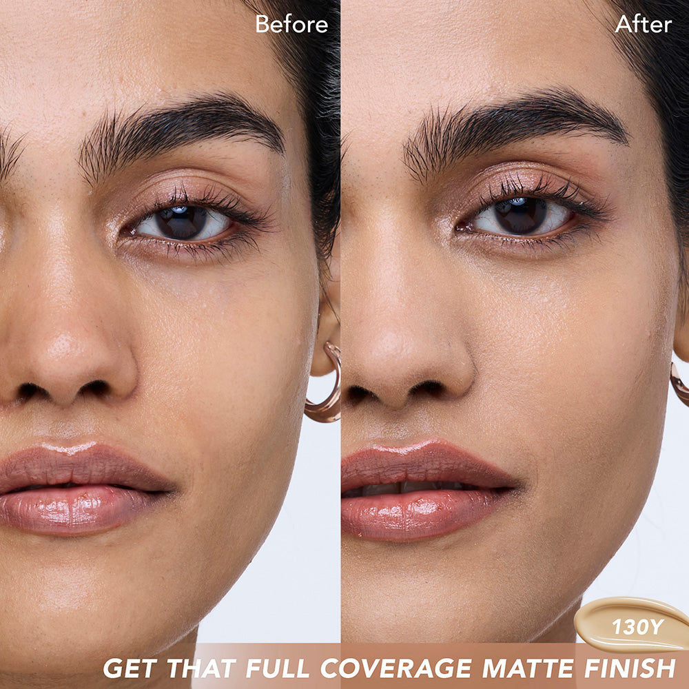 Soft Matte Full Coverage Foundation - 130YMedium