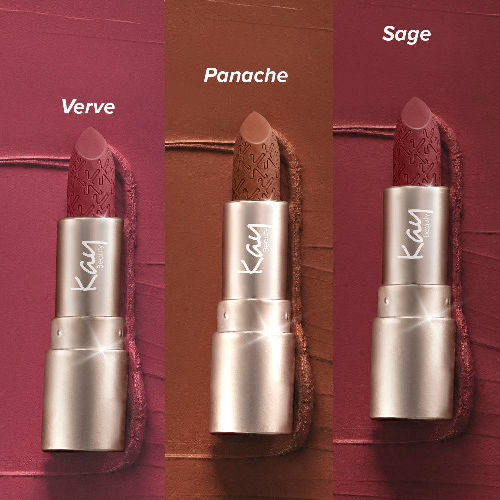 Hydra Creme Mini Lipstick Combo Kit - Set of 3 - Panache, Sage, Verve