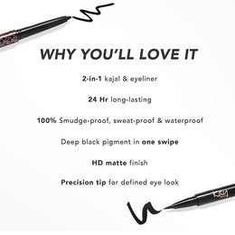 Intense Black 24H Kajal Eyeliner Duo