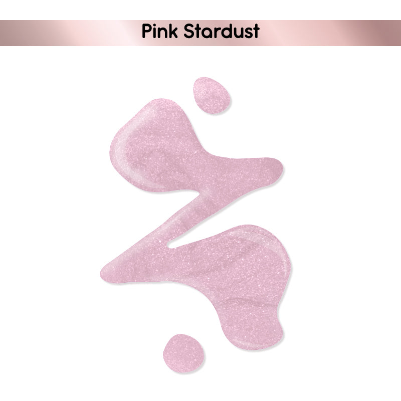 Nail Nourish Glitter Pastel Nail Enamel Polish - Pink Stardust