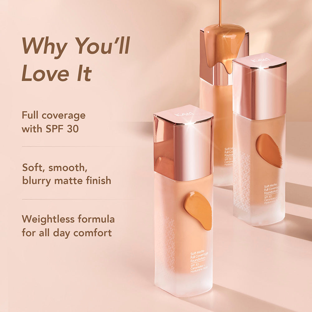 Soft Matte Full Coverage Foundation - 135NMedium