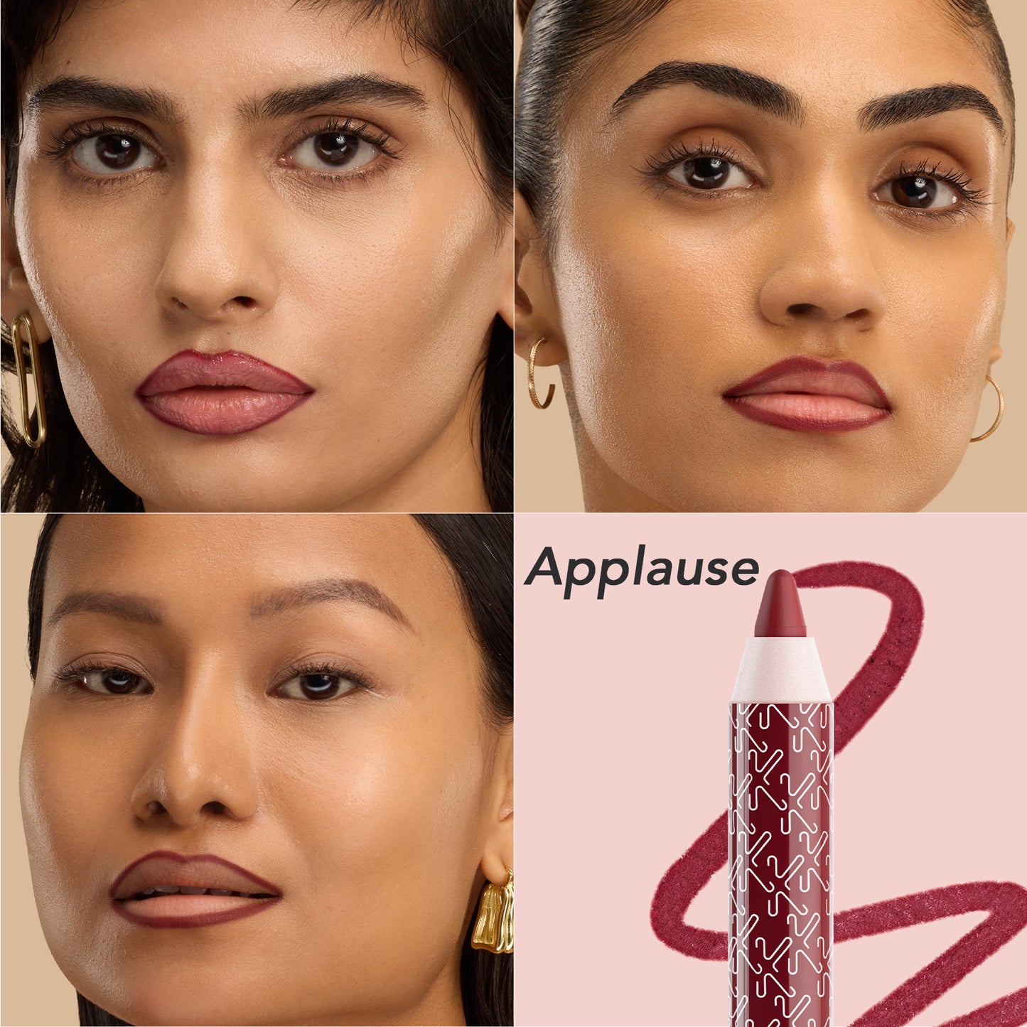 Matte Action Line & Fill Lip Pencil - Applause