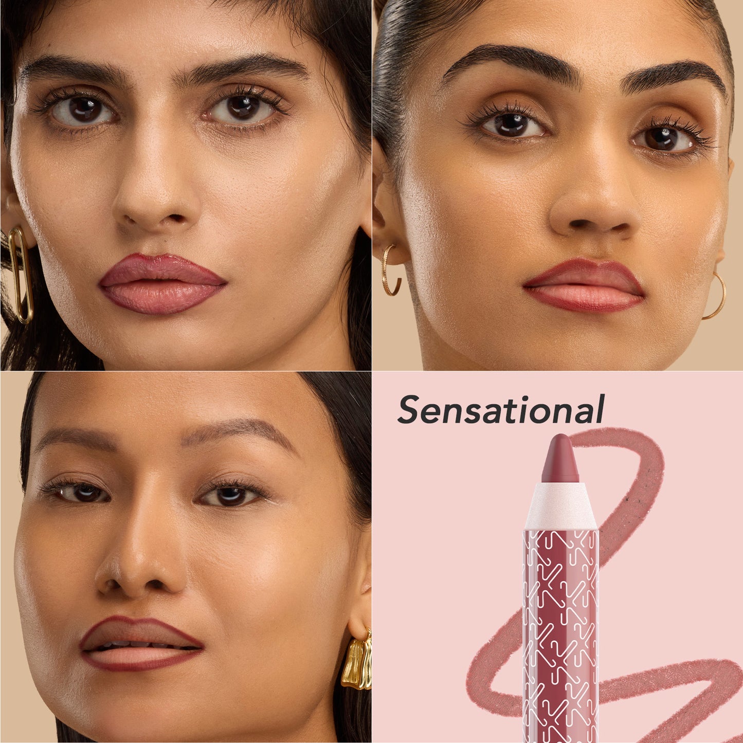 Matte Action Line & Fill Lip Pencil - Sensational