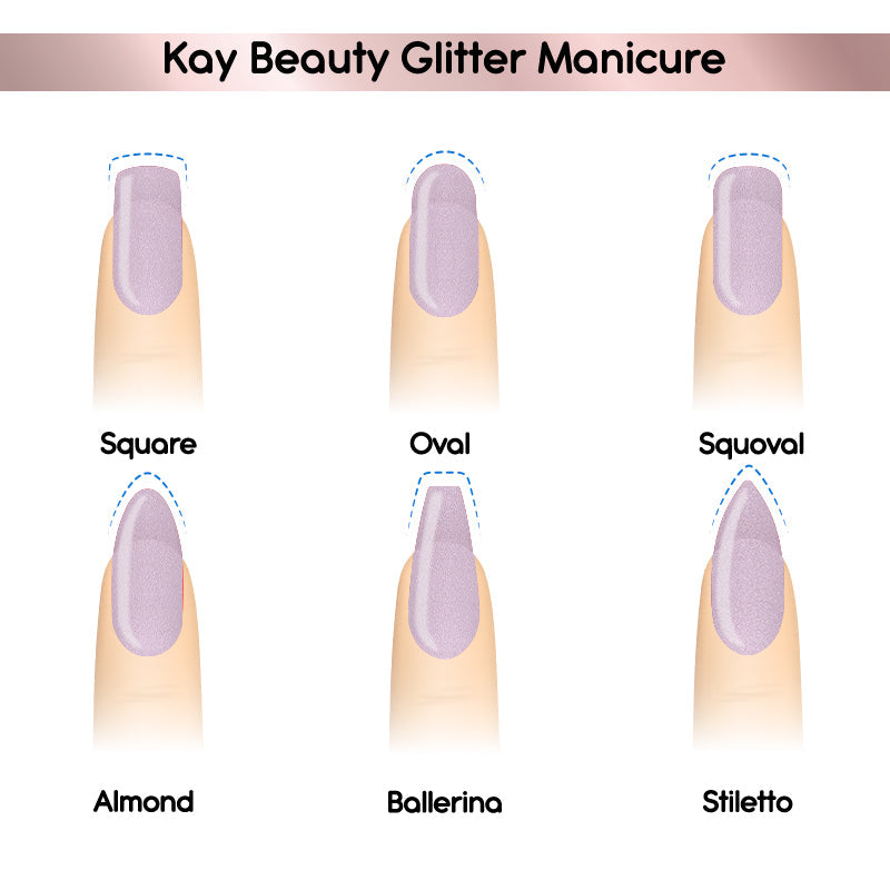 Nail Nourish Glitter Pastel Nail Enamel Polish - Shooting Unicorn