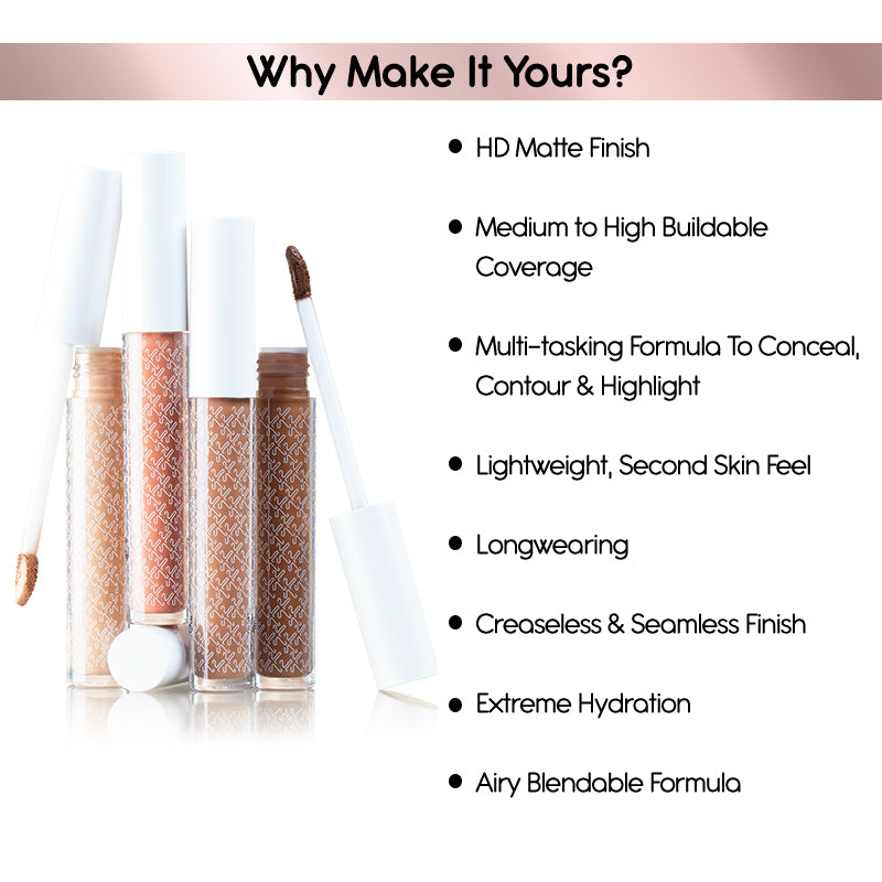 HD Liquid Concealer - 190Y Deep